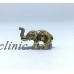 Vintage Brass Elephant Figure Sculpture Home Decor Gold Style Mini New   323098942041